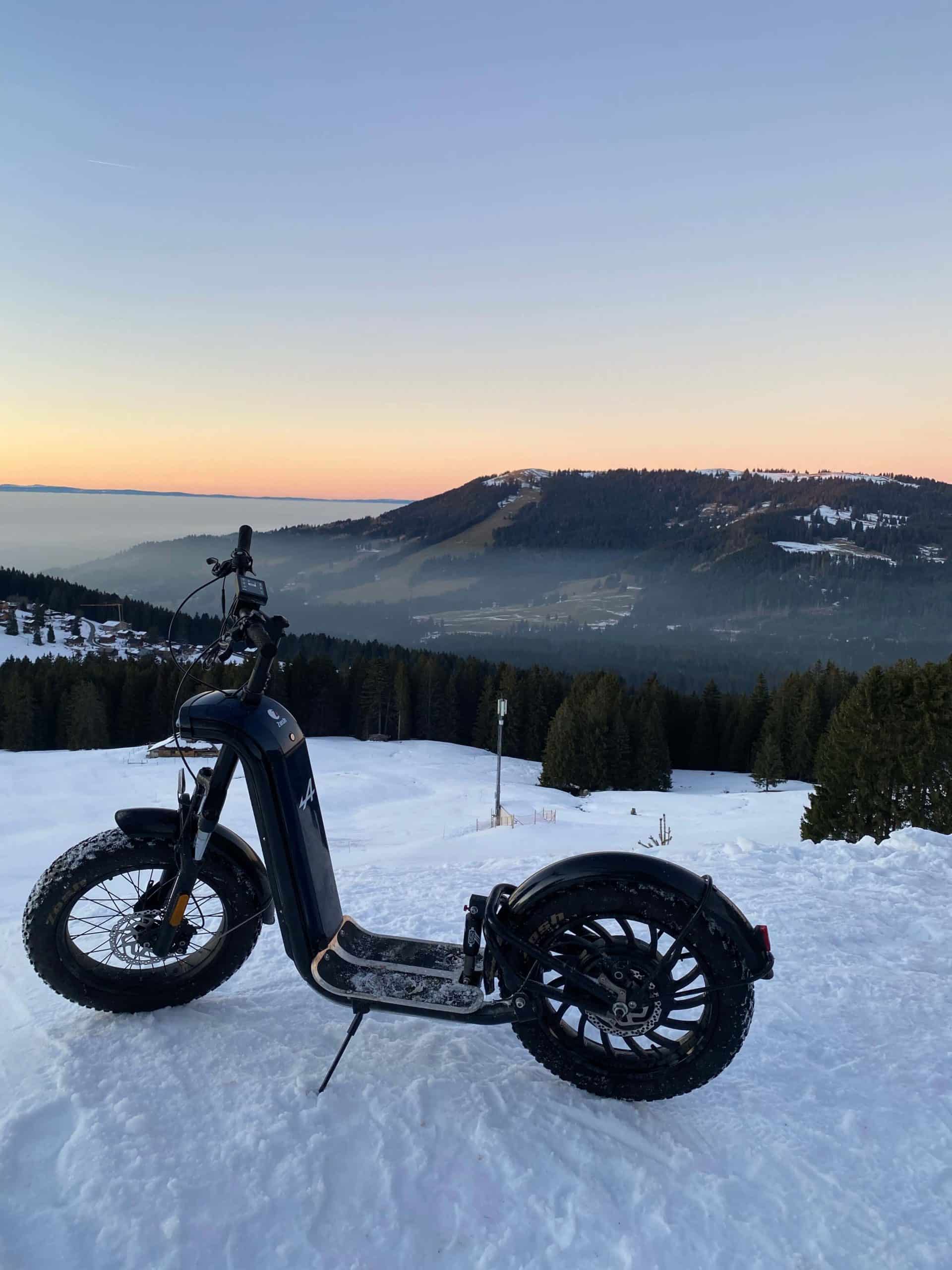 Visite Gruyere et Lavaux trottinette électrique tout terrain